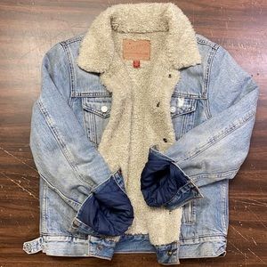 Lucky Brand Sherpa Jean Jacket